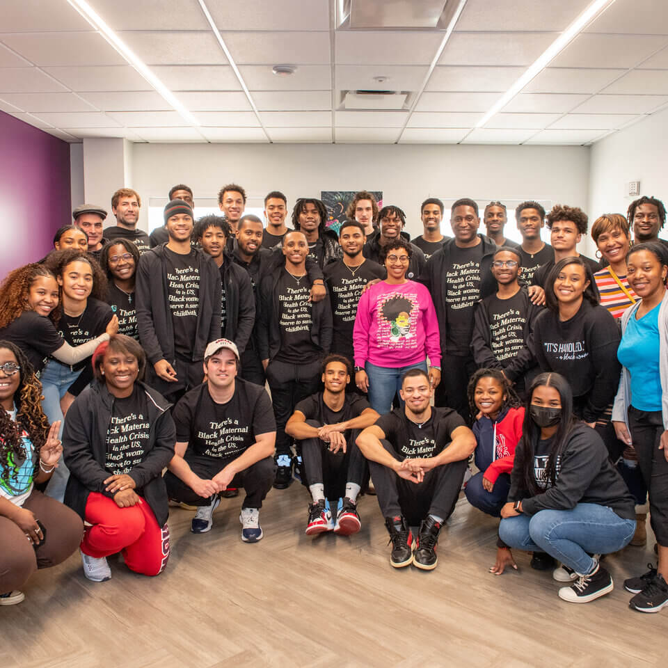 group of people gathered for a photo showing community engagement